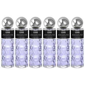 Pack De 6 Eau De Parfum Hombre Saphir Absolute 200 Ml
