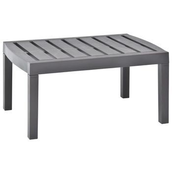 Mesa De Jardín De Plástico Moca 78x55x38 Cm Vidaxl