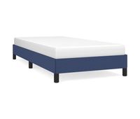 estructura de cama de tela azul 80x200 cm