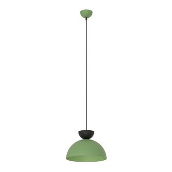 Lámpara colgante varel s negro+verde