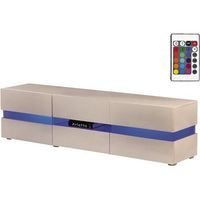mueble tv led vida - 177 x 39 x 45 cm - blanco