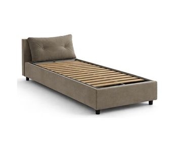 Cama individual desenfundable de tela