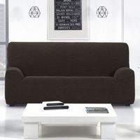 funda sofa 2 plazas glamour marron