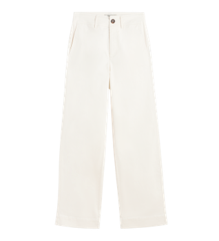ECOALF para mujer. MCWGAPAARAS00269S24-001 Pantalón Aras beige (36), Casual, Algodón Orgánico, Sostenible