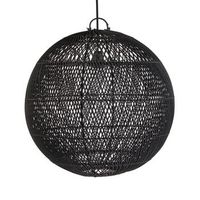 lampara colgante ratan bazar bizar bubble 50x50 cm - negro