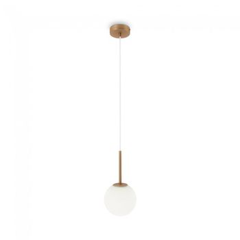Lámpara de techo basic form opal oro