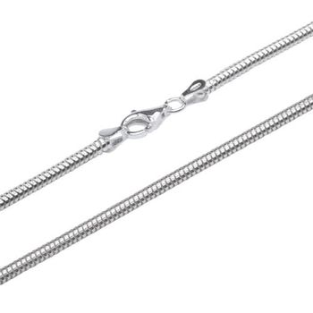 Cadena de plata 925: cadena serpiente plata 1,9mm