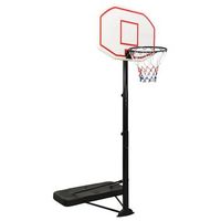 canasta de baloncesto polietileno blanco 258-363 cm vidaxl