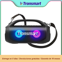 altavoz bluetooth tronsmart bang se altavoz portatil con bajos profundos 24 horas de reproduccion asa portatil para exteriores y camping