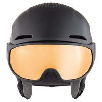 casco de invierno alpina alto q-lite negro mate gold mirror 59-63