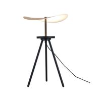 lampara de mesa tripode led abisal s cct dim 12w