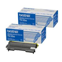 original multipack brother hl-2040 printer toner cartridges 2 pack -tn2000