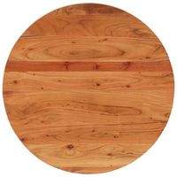 tablero de mesa redondo madera maciza de acacia o90x38 cm vidaxl
