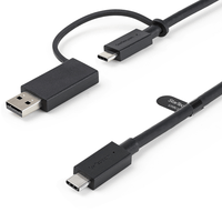 cable 09m usb-c con adaptador usba - cable usb tip oc