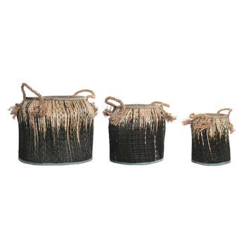 Juego De Cestas Dkd Home Decor Colonial (44 X 44 X 48 Cm)