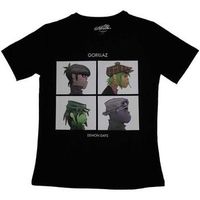 gorillaz camiseta manga larga den days para mujer