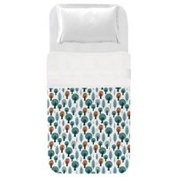 colcha ajustable infantil bosque -  cama105x200