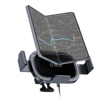 Soporte activo para coche SBS TESUPWIR15FOLD con cargador inalámbrico 15W