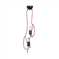 lampara colgante infantil mime negro 2 luces