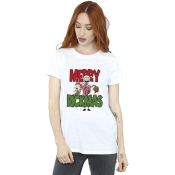 Dessins Animés Camiseta Merry Rickmas para mujer