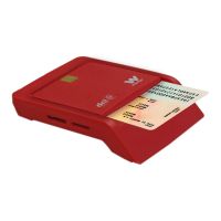 woxter lector de dnie combo rojo