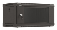 armario lanberg mural rack 19 4u 540x350 flat pack negro puerta cristal