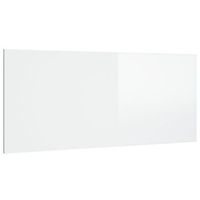 cabecero cama madera contrachapada blanco brillo 200x15x80 cm vidaxl