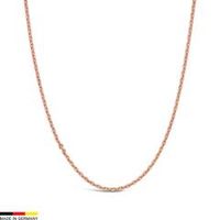 cadena ancla de oro rosa de 18 quilates de 19 mm de grosor