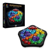 smart games - iq deluxe pentagon  rompecabezas adultos de 14 anos o mas  juego de mesa adulto con 120 retos  entretenimiento adultos para 1 jugador  juegos de viaje
