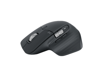 Ratón inalámbrico - Logitech MX Master 3SE, Inalámbrico, 8000ppp, Bluetooth, Multidispositivo, Clics silenciosos, Carga rápida, Personalizable, Negro