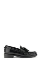 mocasines de piel naplak con borlas black
