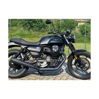 silenciador de escape moto guzzi v 7 ie 850 mistral conico par corto