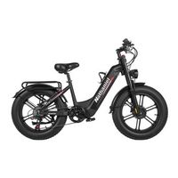 bicicleta electrica de doble motor nathaniel syr08 20 fat tire negra