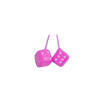 Fluffy Pink Dice