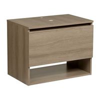 mueble para lavabo de pared marron claro natal