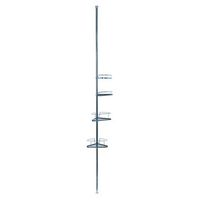 estanteria de ducha telescopica msv 4 estantes color plateado 255 x 325 x 250 cm