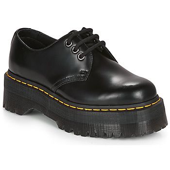 Dr. Martens Zapatos Hombre 1461 QUAD BLACK POLISHED SMOOTH para hombre