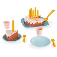 juego de rol ecoiffier 1680 set pastel cumpleanos piezas encajables
