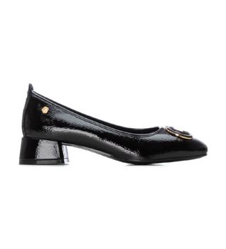 Carmela para mujer. 16254003-NEGRO Zapatos 162540 negro (37), 3 a 5cm, Ninguno, Casual, Charol