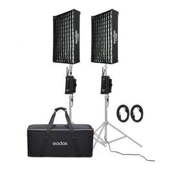 Kit de iluminación LED Godox FL100-K2 panel flexible 2x100W regulable con control inalámbrico
