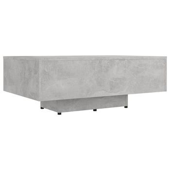 Mesa De Café - Mesa De Centro Madera Ingeniería Gris Hormigón 85x55x31 Cm