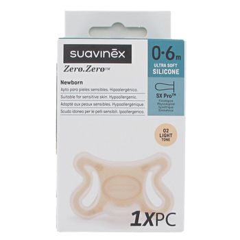 Suavinex chupete zero-zero 0/6m light 1 ud