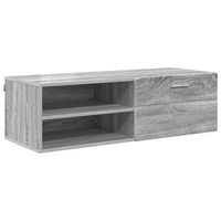 armario de madera 1005 x 39 x 30 cm gris sonoma vidaxl