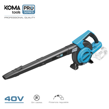Koma-tools - Koma Tools Edm-40: Soplador, Aspirador Y Triturador De 40v (sin Baterías Ni Cargador) Km39400