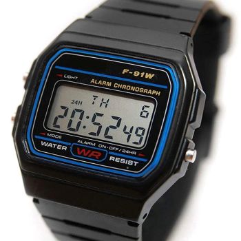 Relojes digitales F91W para hombres y mujeres, reloj de pulsera electrónico LED, reloj militar deportivo resistente al agua, reloj femenino, Relojes digitales