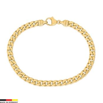 Pulsera oro amarillo de 14 quilates, 4,8 mm