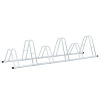 soporte para 6 bicicletas suelo independiente acero galvanizado vidaxl