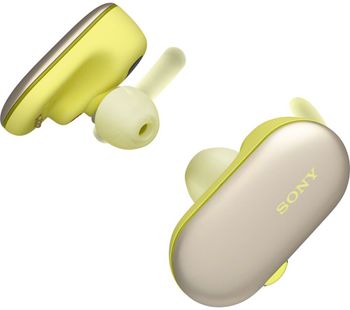SONY WF-SP900Y Wireless Bluetooth Headphones - Yellow, Yellow