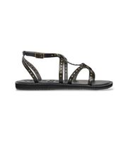 pepe jeans para mujer pls700017 sandalias rio stud negro 37 plano hebilla casual