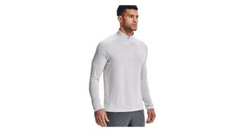 Camiseta under armour tech 2 0 zip gris 1 2 zip